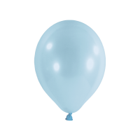 10 Luftballons – Ø 27cm – Pastell – Hellblau